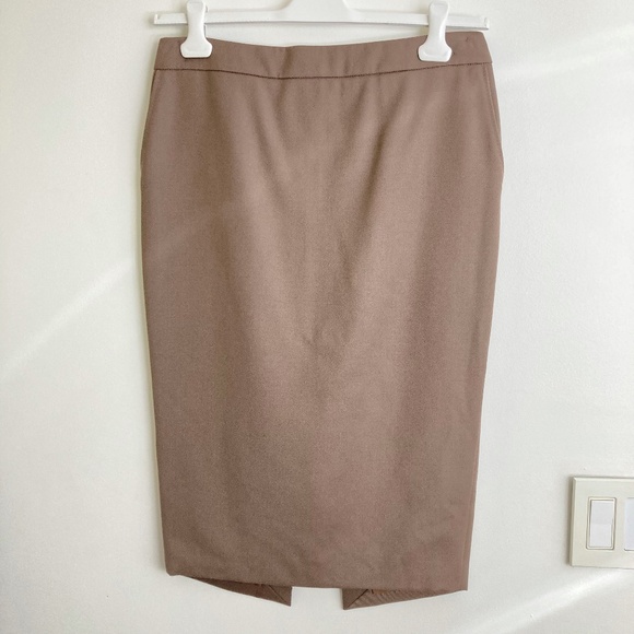 Circa 2001 Givenchy wool pencil skirt, brown, French size 38 - Picture 1 of 7